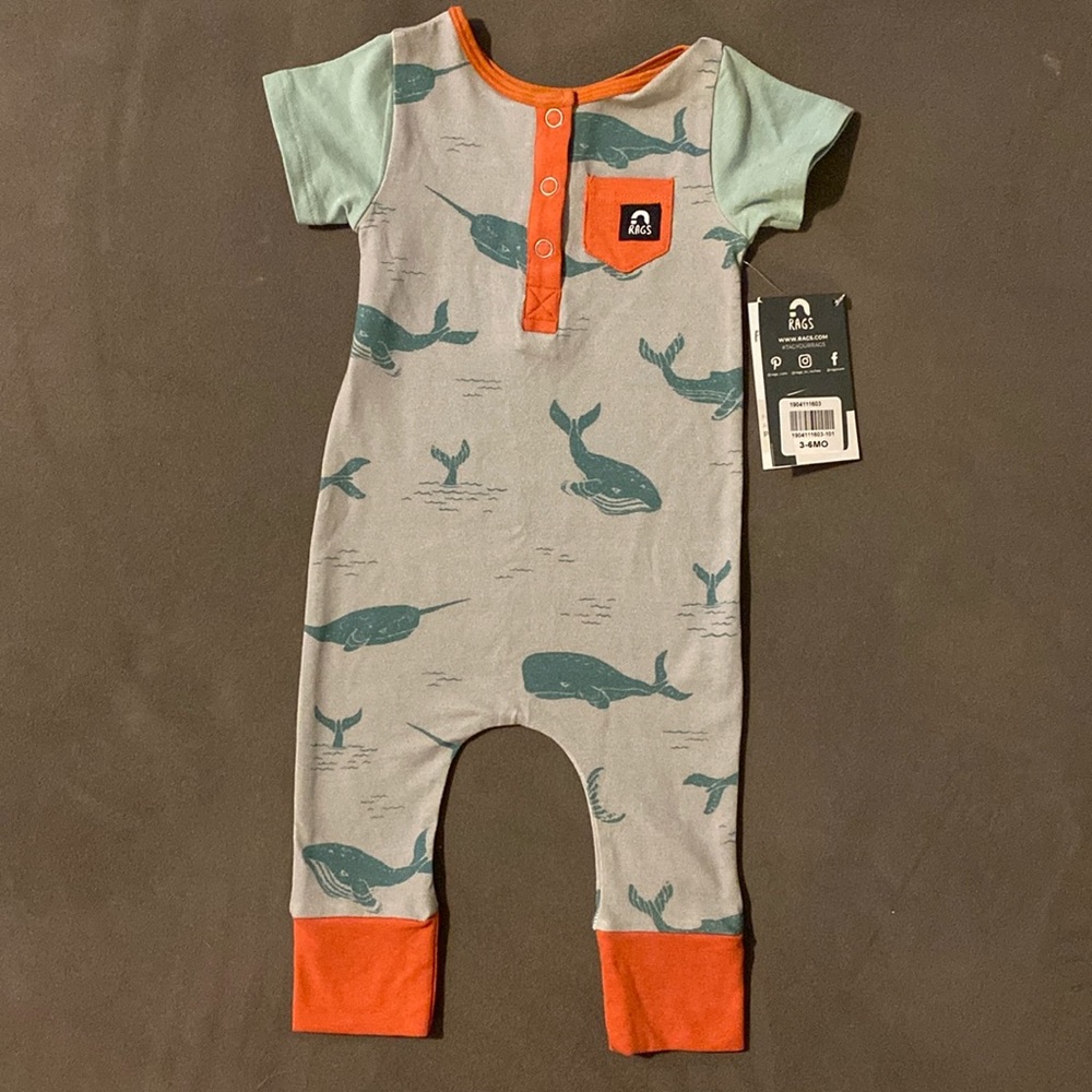 Rags whale 3-6 month brand new with tags
